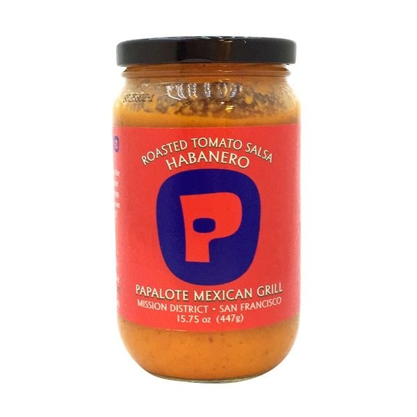 slide 1 of 1, Papalote Mexican Grill Salsa, Roasted Tomato, Habanero, 15.75 oz