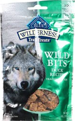 Blue Buffalo Wilderness Trail Wild Bits Grain Free Soft-Moist Training Dog Treats, Duck Recipe