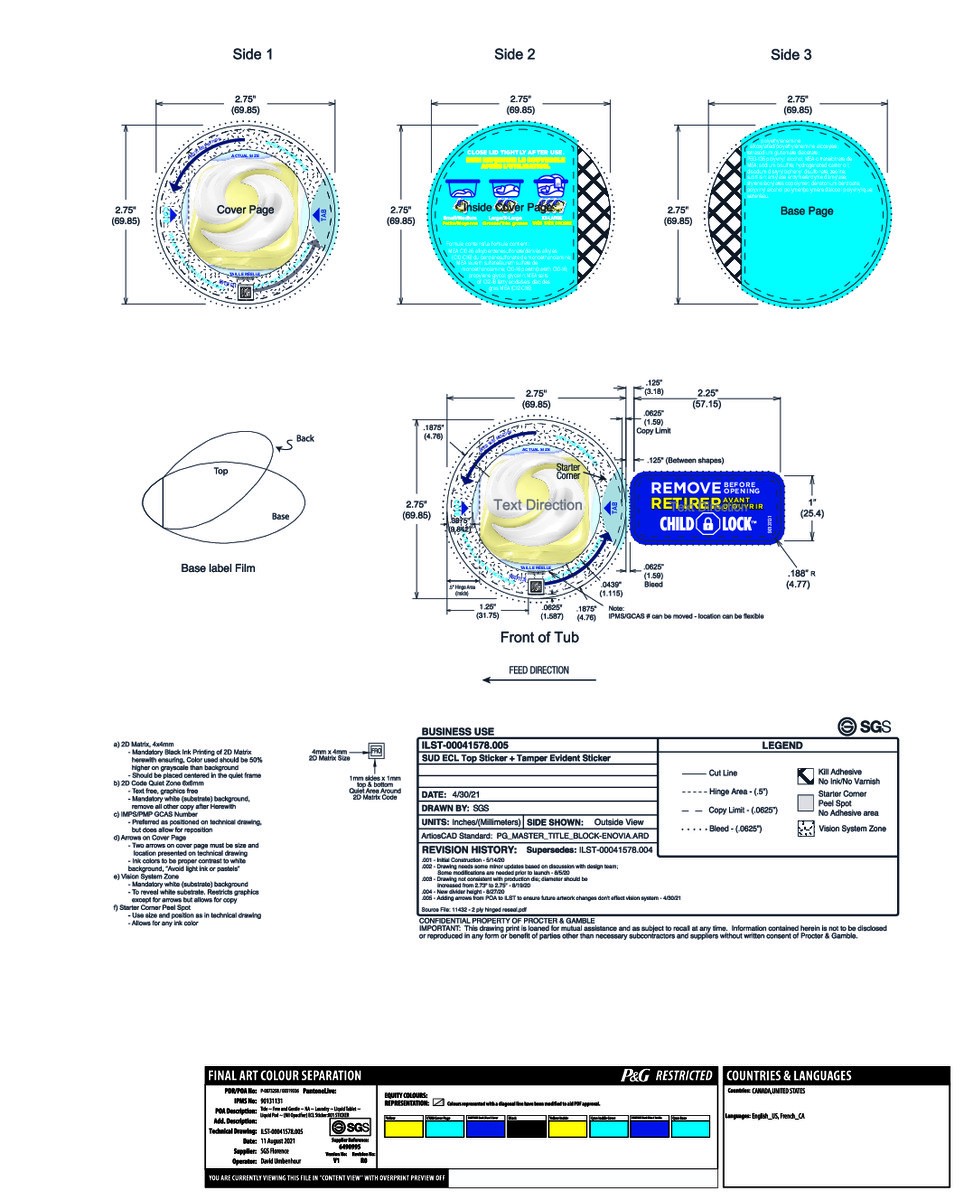 slide 4 of 8, Tide PODS and Gentle, Liquid Laundry Detergent Soap Pacs, HE Compatible, 42 Count, Free and Clear of Dyes and Perfumes, Hypoallergenic for Sensitive Skin, Unscented, 42 ct