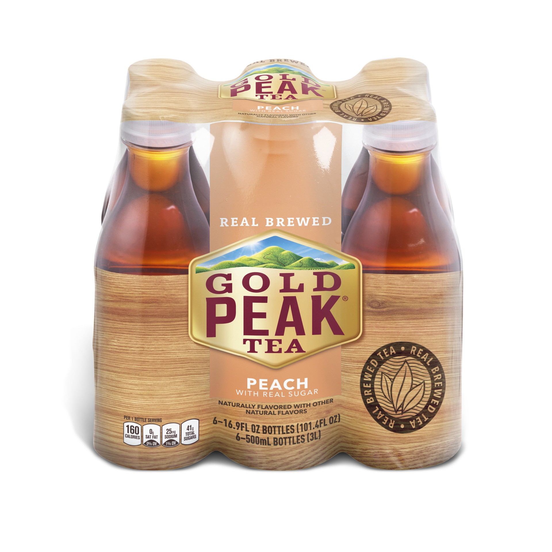 slide 9 of 16, Gold Peak Peach Tea 6 oz, 6 oz