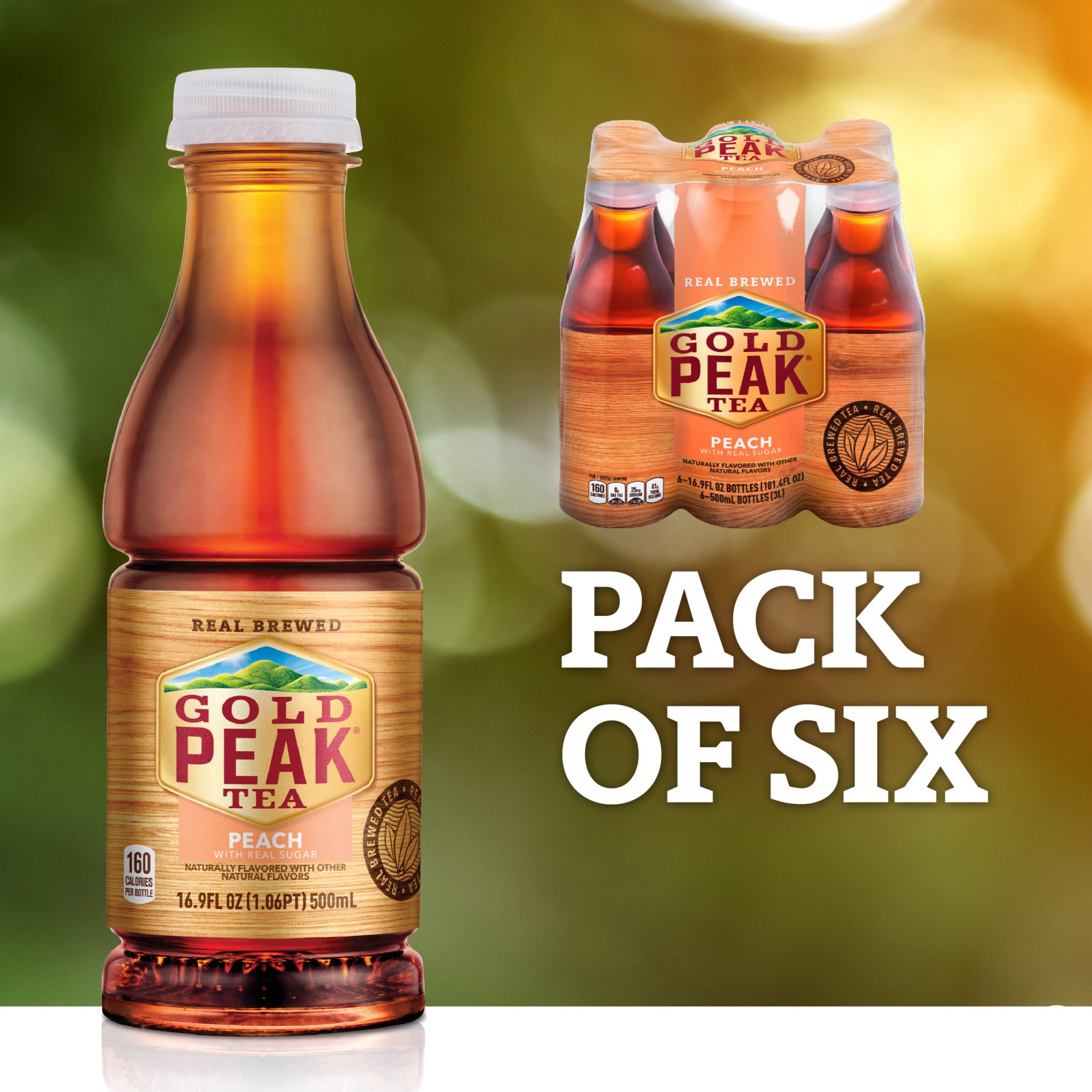 slide 14 of 16, Gold Peak Peach Tea 6 oz, 6 oz