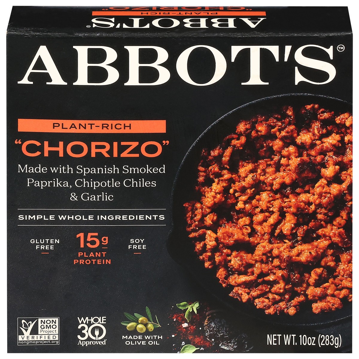 slide 2 of 4, Abbot's Plant-Rich Chorizo 10 oz, 10 oz