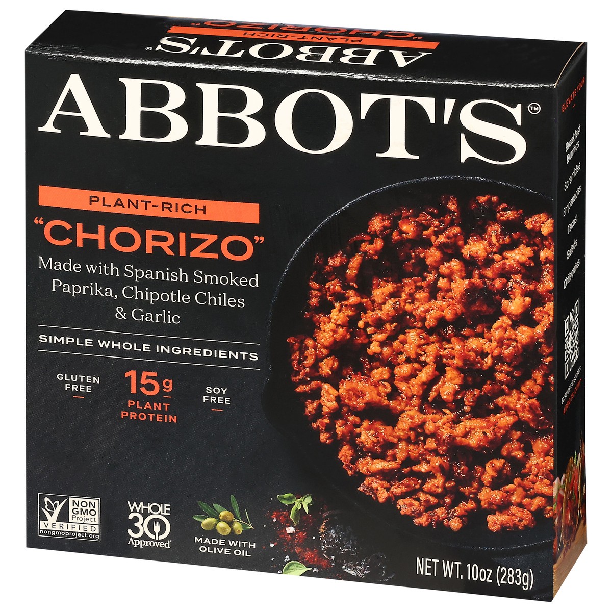 slide 4 of 4, Abbot's Plant-Rich Chorizo 10 oz, 10 oz