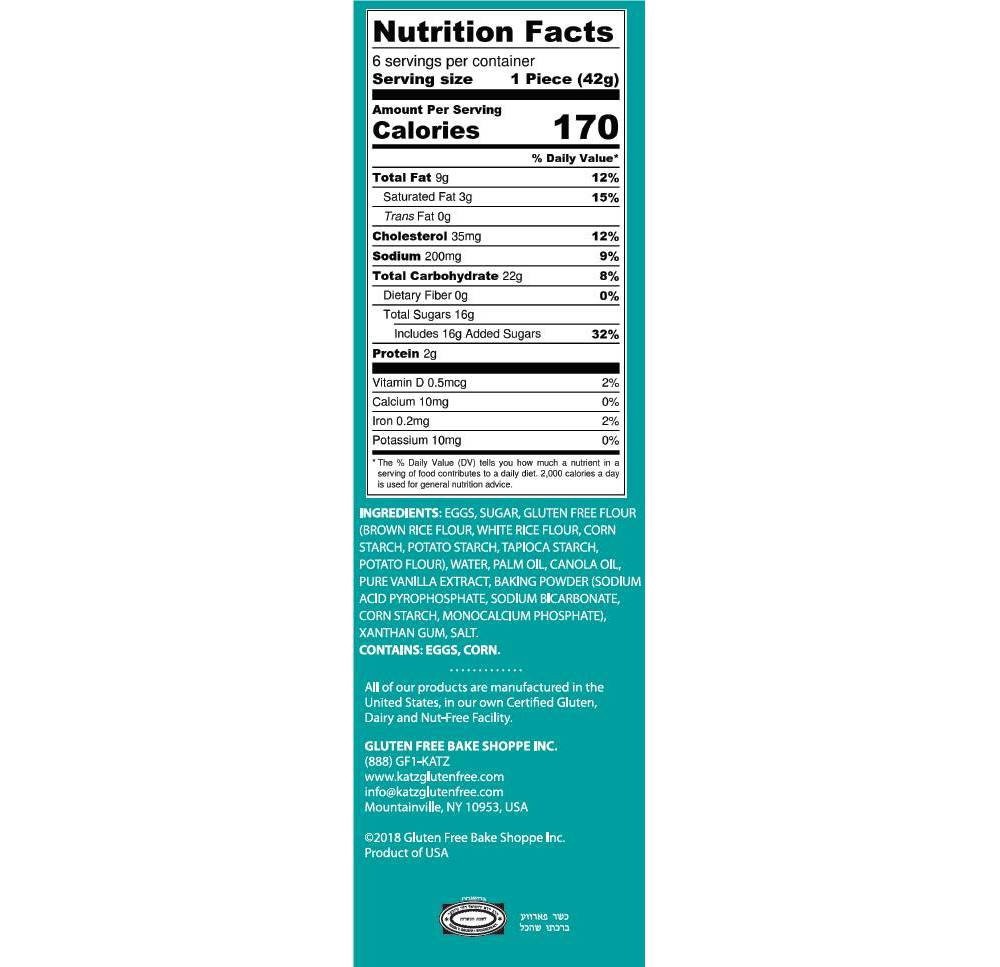 slide 3 of 3, Katz Cake Vanilla Heaven, 8.8 oz