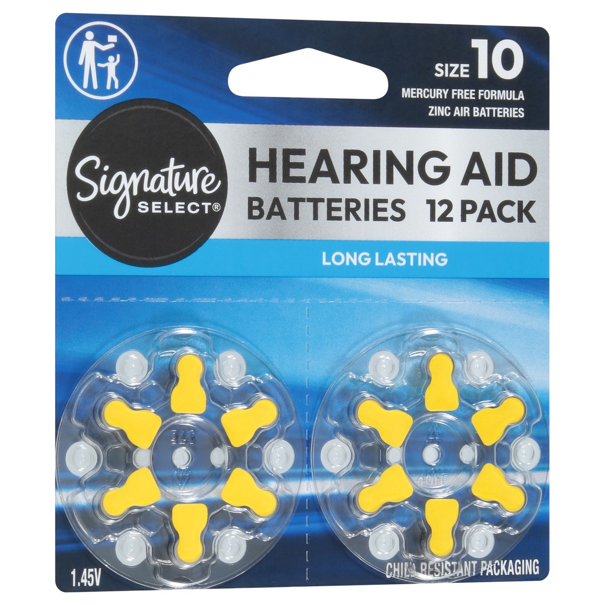 slide 4 of 4, Signature SeleCount Hearing Aid Batteries 10 10 Count - 12 Count, 12 ct