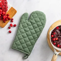 Hy-Vee Seasons Stonewash Oven Mitt In Dusk Green