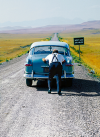 slide 1 of 1, Avanti Card Bday Old Man Pushing Car, 1 ct