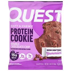 Quest Protein Cookie, Double Chocolate Chip, Soft & Chewy