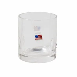 Tabletops Gallery 14.9 fl oz DOF Glass - Flag Icon, 1 ea