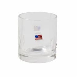 Tabletops Gallery 14.9 fl oz DOF Glass - Flag Icon, 1 ea