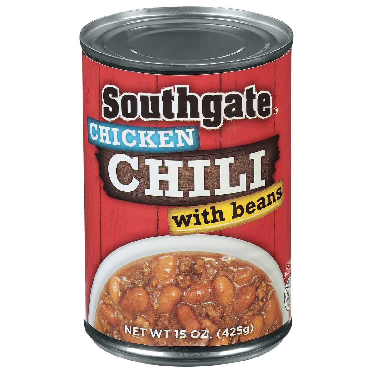 slide 1 of 1, Southgate Chicken Chili W/ Beans, 15 oz