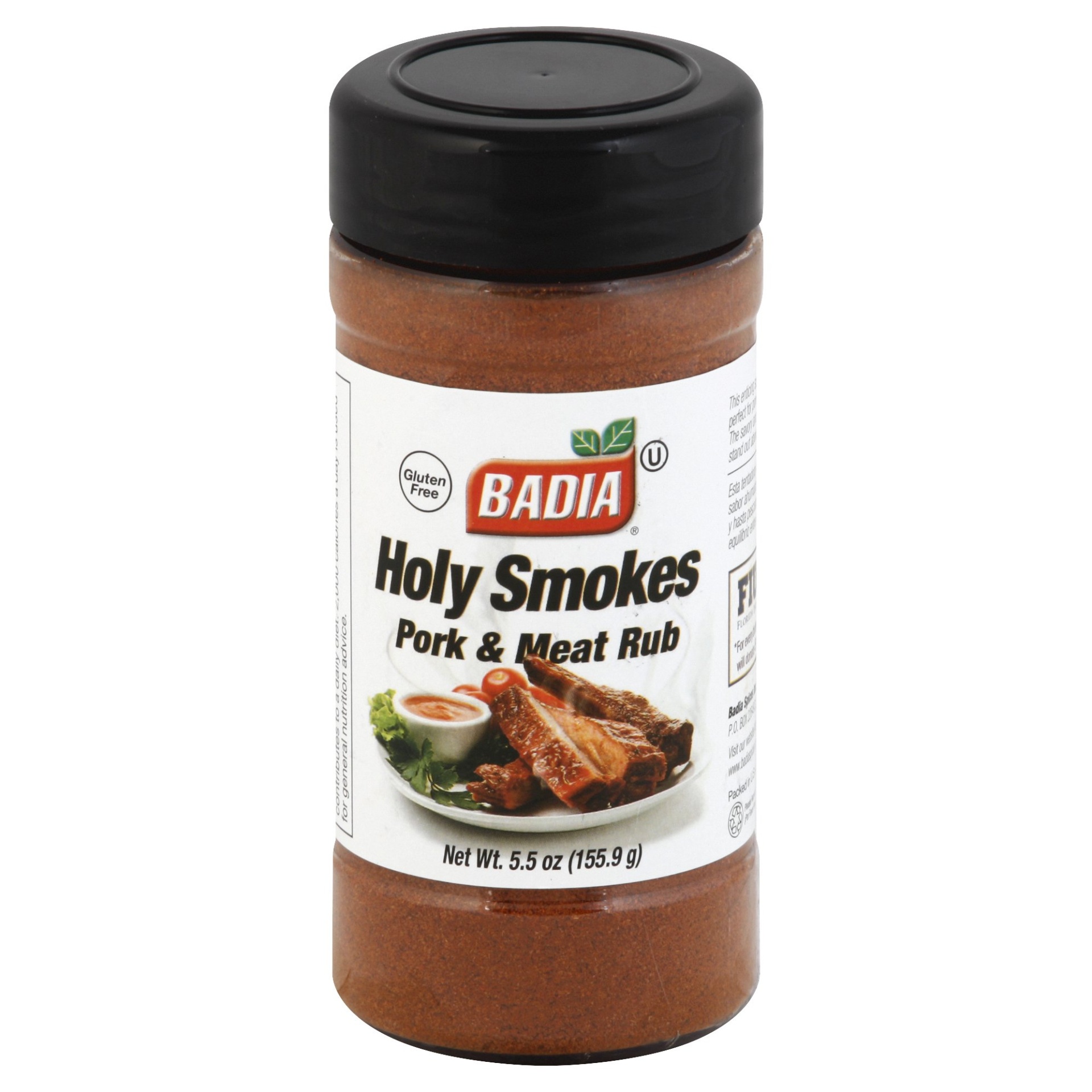 slide 1 of 2, Badia Holy Smokes Pork & Meat Rub, 5.5 oz