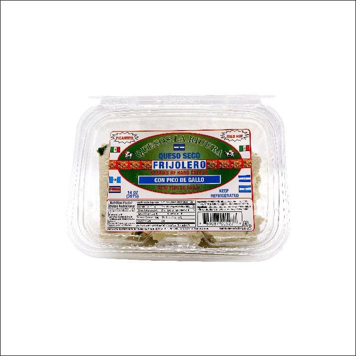 slide 1 of 1, La Ricura Ric Qso Seco Frij Pico Gallo, 14 oz