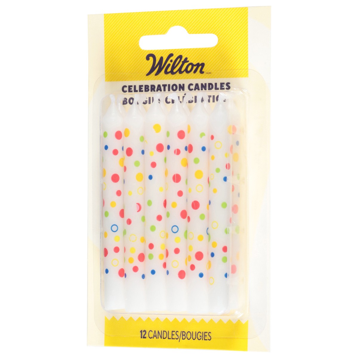slide 3 of 4, Wilton Sweet Dots Celebration Candles 12 Each, 12 ct