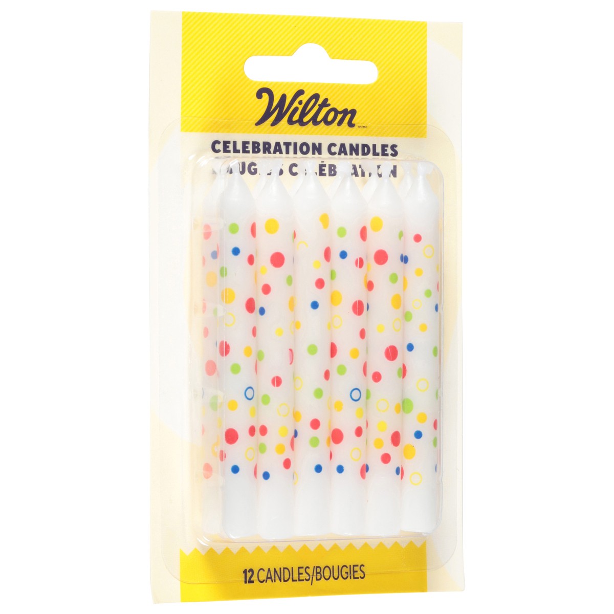 slide 2 of 4, Wilton Sweet Dots Celebration Candles 12 Each, 12 ct