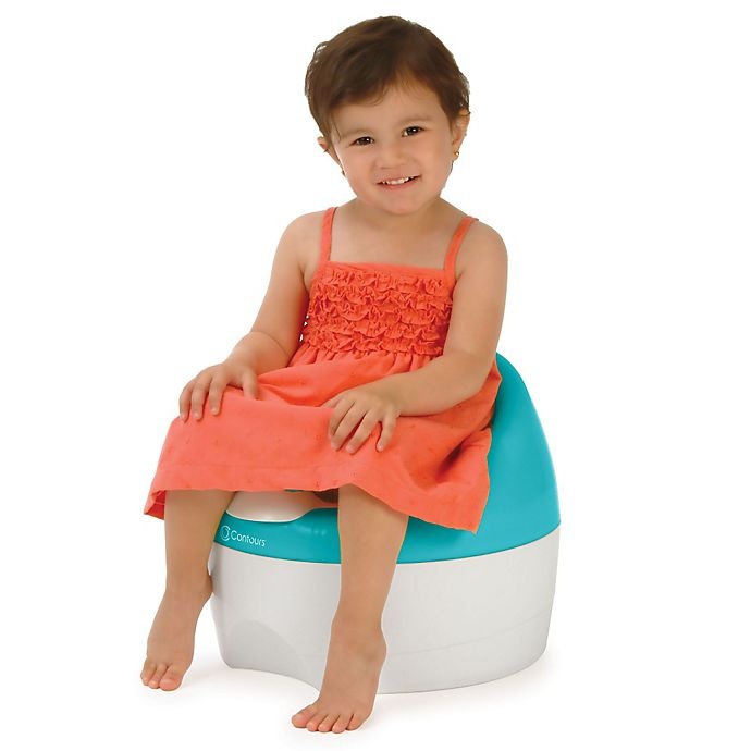 slide 3 of 5, Contours Bravo 3-in-1 Potty Trainer - Aqua, 1 ct