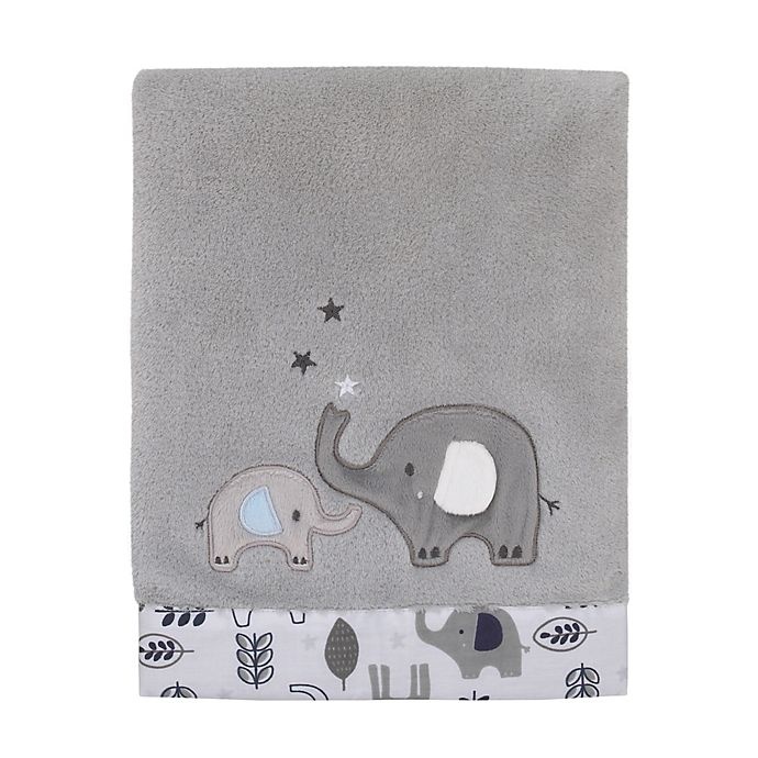 slide 1 of 1, NoJo Love You To The Moon Baby Blanket - Grey, 1 ct