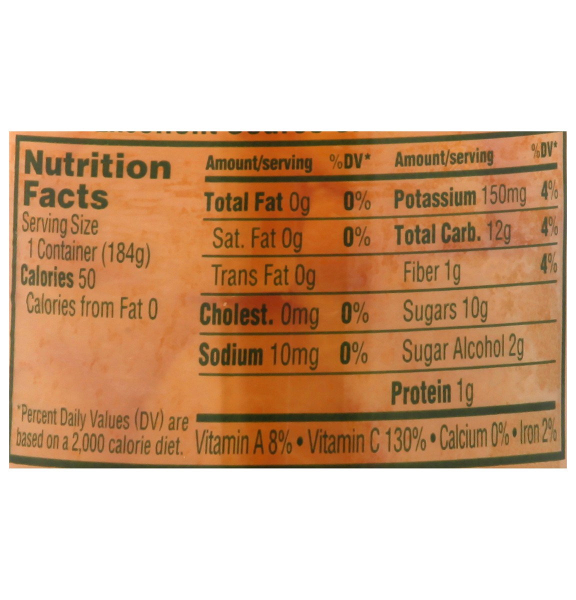 slide 8 of 12, Del Monte Yellow Cling Peach Chunks in Artificially Sweetened Water, 6.5 oz Cup, 6.5 oz