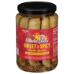 Famous Dave's Signature Spicy Pickle Spears