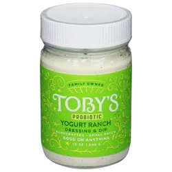 Toby's Probiotic Yogurt Ranch Dressing & Dip 12 oz