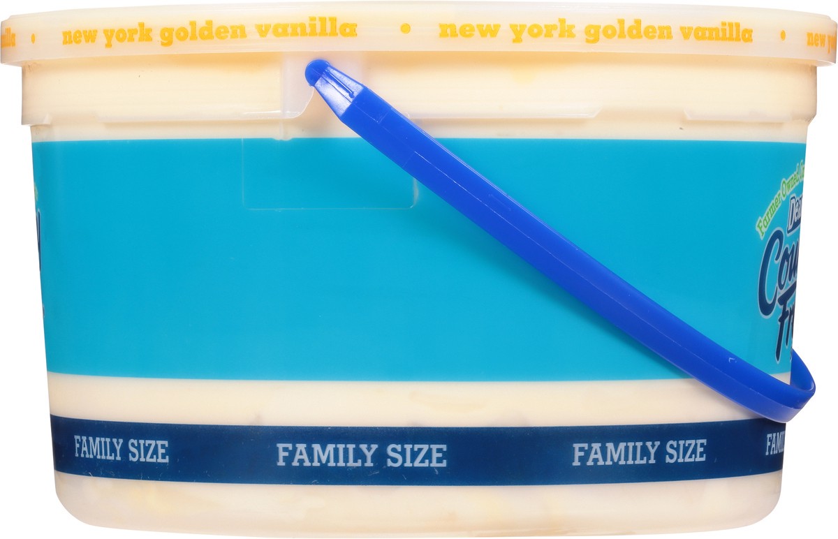 slide 2 of 14, Country Fresh Reduced Fat New York Golden Vanilla Ice Cream Family Size 4 qt, 4 qt