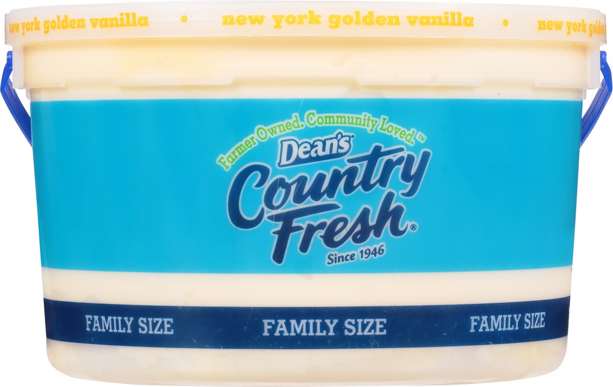 slide 5 of 14, Country Fresh Reduced Fat New York Golden Vanilla Ice Cream Family Size 4 qt, 4 qt