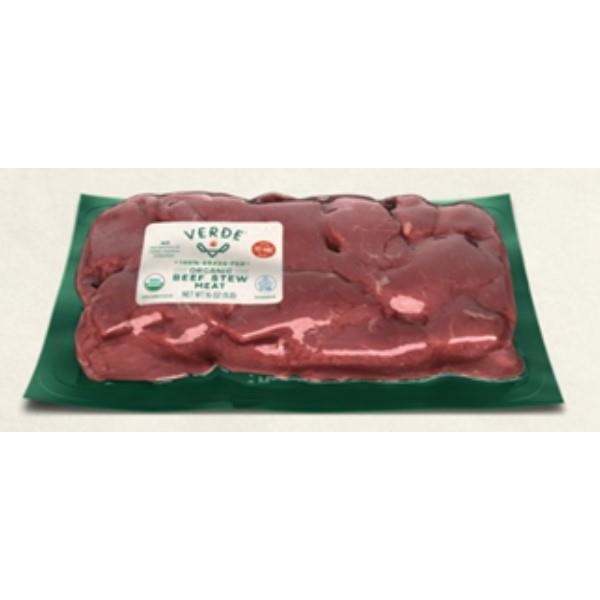 slide 1 of 1, Verde Organic Grass Fed Beef Stew Meat, 16 oz