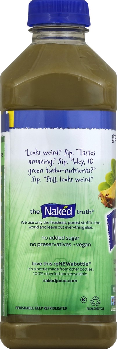slide 3 of 6, Naked Juice Green Machine 100% Juice Smoothie, 32 oz