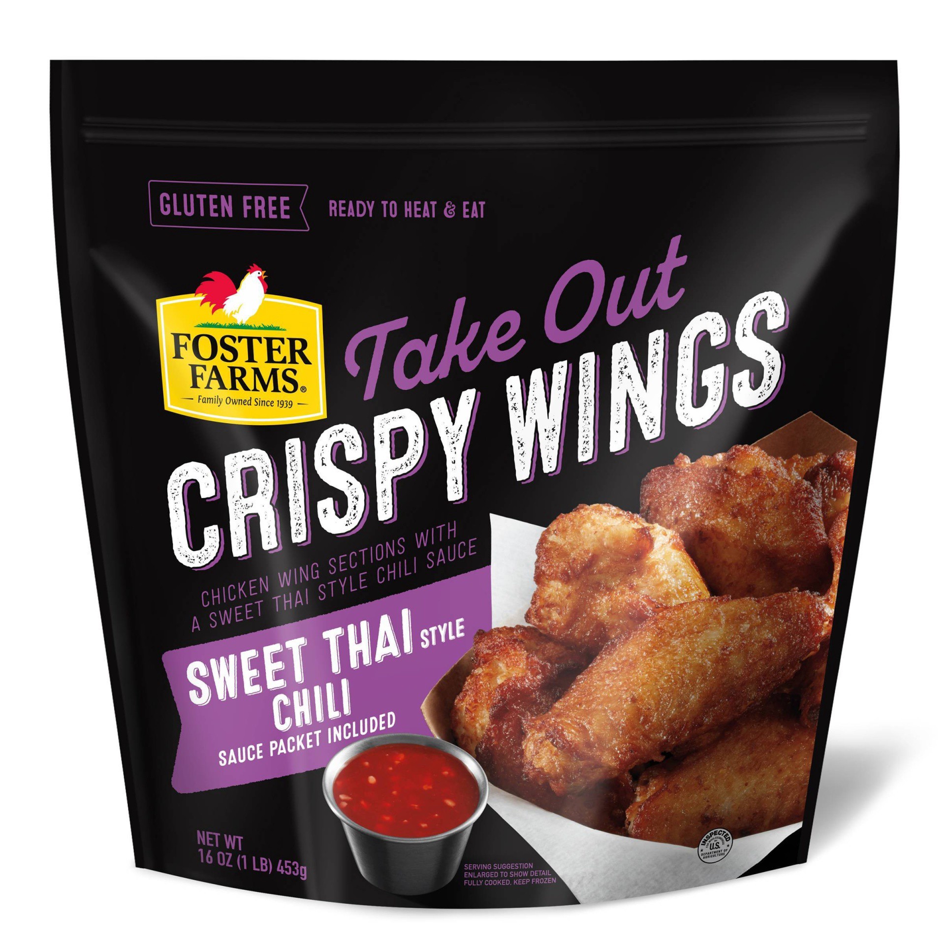 slide 1 of 4, Foster Farms Take Out Crispy Sweet Thai Chili Wings - Frozen - 16oz, 16 oz