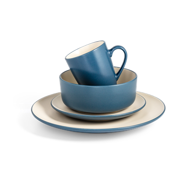 slide 1 of 1, Hy-Vee Seasons 16-Piece Oxford Dinnerware Set, 1 ct