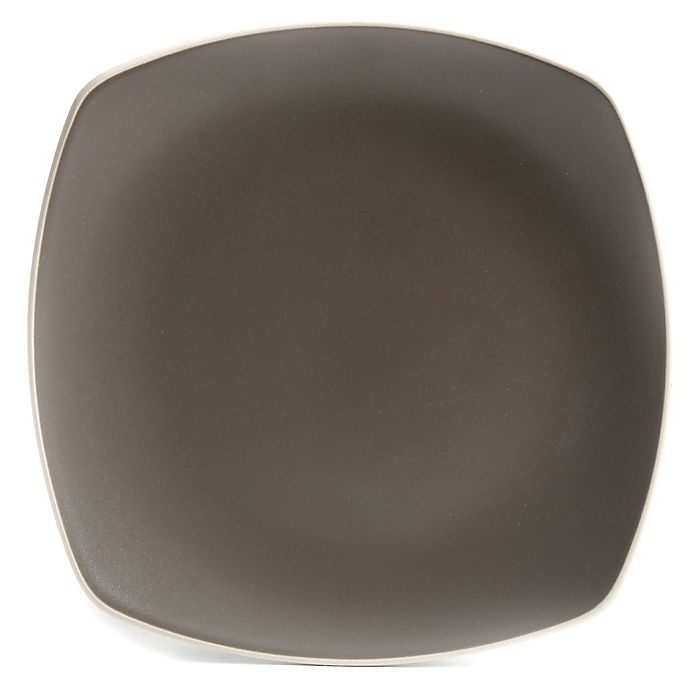 slide 1 of 1, Artisanal Kitchen Supply Edge Square Dinner Plate - Stone, 1 ct