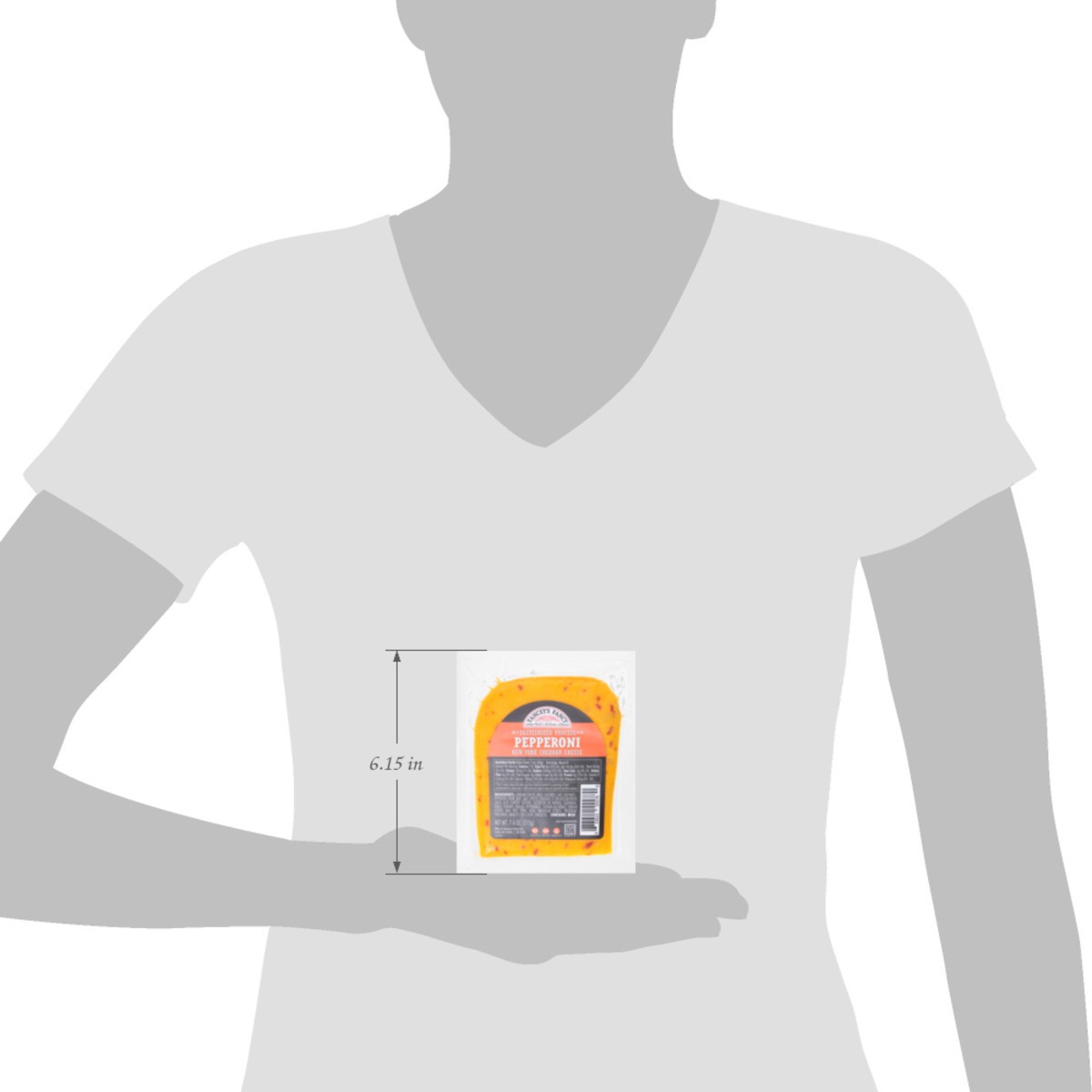 slide 14 of 14, Yancey's Fancy New York Cheddar Pepperoni Cheese 7.6 oz, 7.6 oz