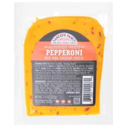 Yancey's Fancy New York Cheddar Pepperoni Cheese 7.6 oz