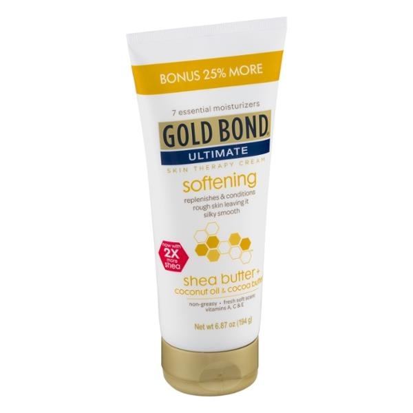 slide 1 of 1, Gold Bond Ultimate Skin Therapy Cream Softening, 6.87 oz