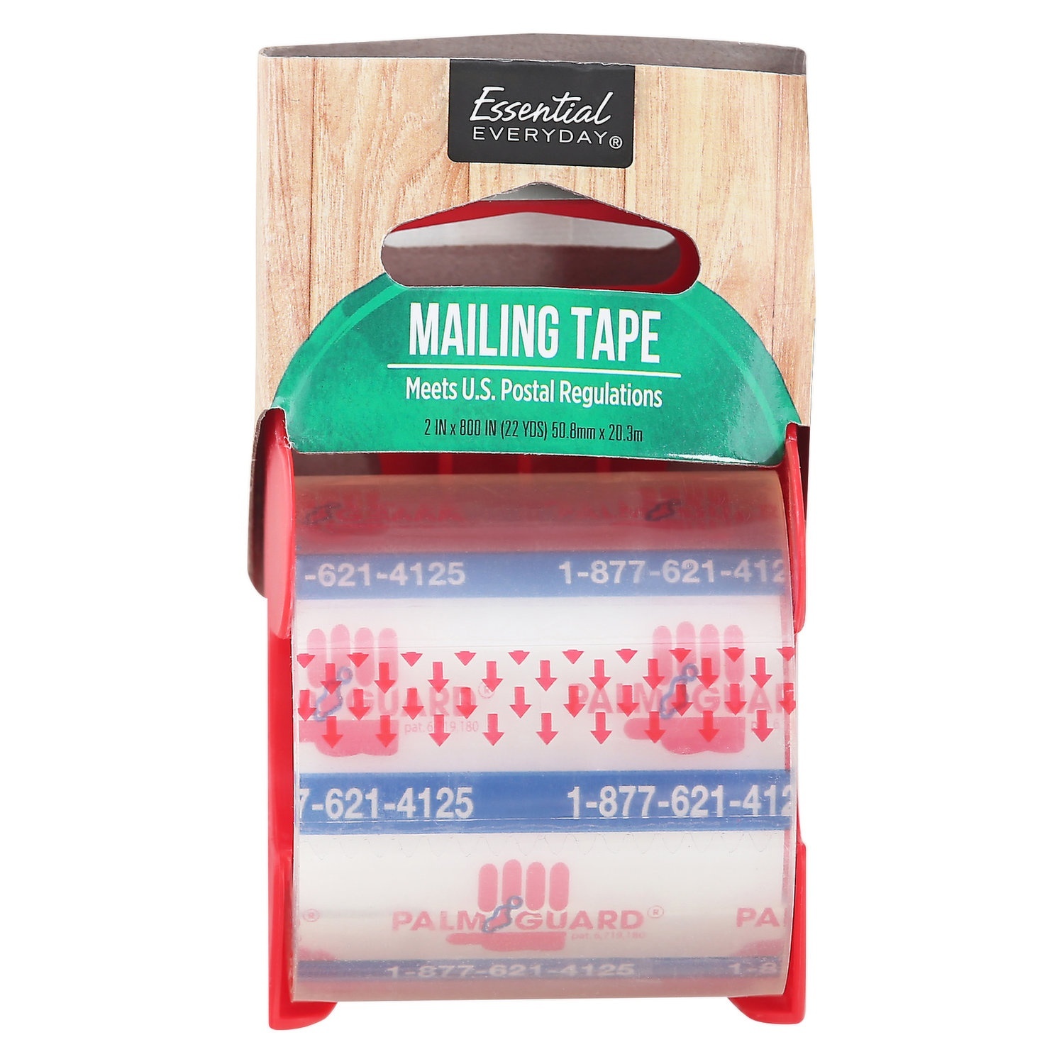 slide 1 of 1, Essential Everyday Clear Mailing Tape 2x800in, 2 in x 800 in