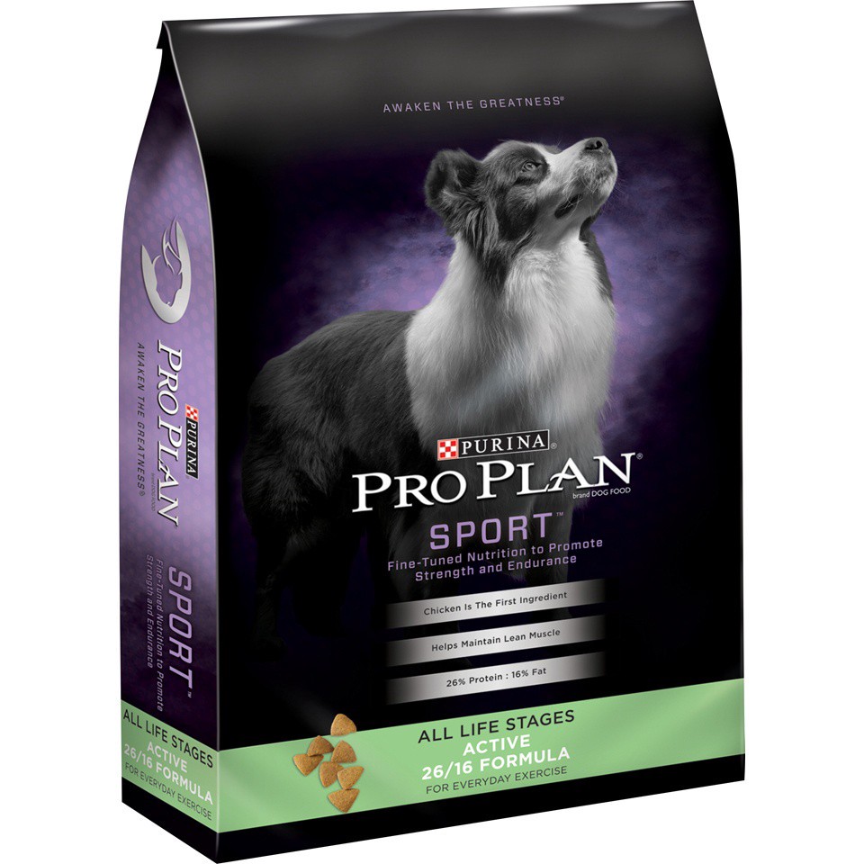 slide 6 of 9, Purina Pro Plan Dry Dog Food, SPORT Active 26/16 Formula, 37.50 lb