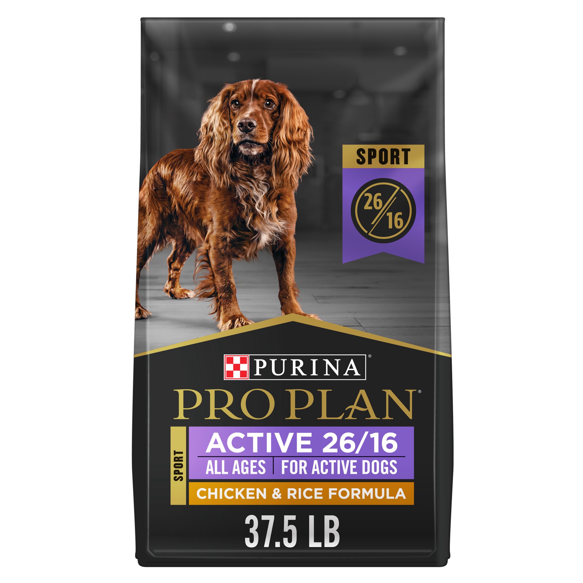 slide 1 of 9, Purina Pro Plan Sport Active 26/16 Chicken & Rice Formula, 37.50 lb