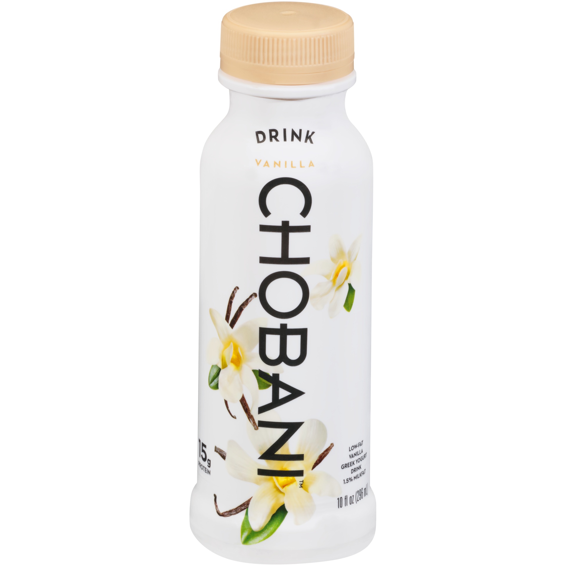 slide 1 of 1, Chobani Vanilla Bean Blended Greek Yogurt Drink, 10 fl oz