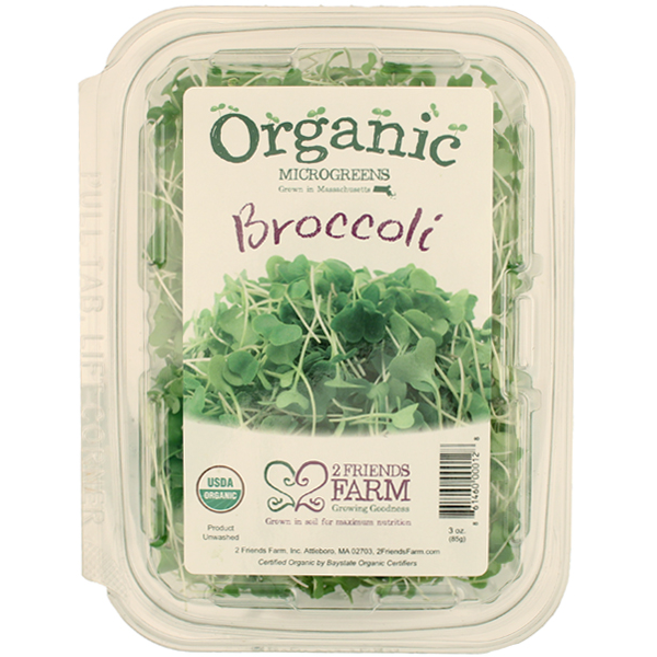 slide 1 of 1, 2 Friends Farm Organic Micrograss - Broccoli Sprouts, 3 oz