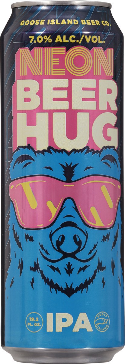 slide 6 of 9, Goose Island Beer Co. IPA Neon Beer Hug Beer 19.2 fl oz, 19.20 fl oz