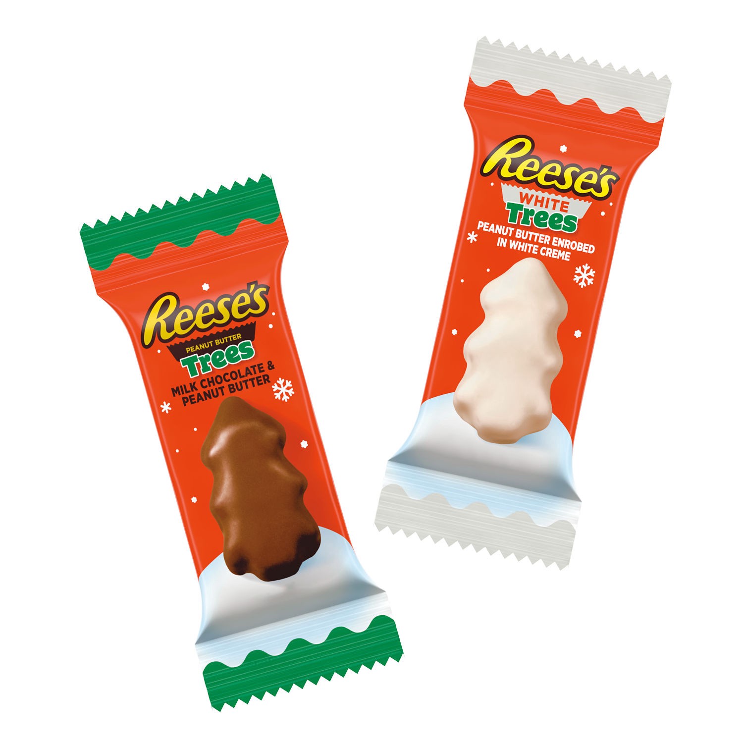 slide 6 of 8, Reese's Assorted Flavored Peanut Butter Trees, Christmas Candy Bag, 18.6 oz, 18.6 oz