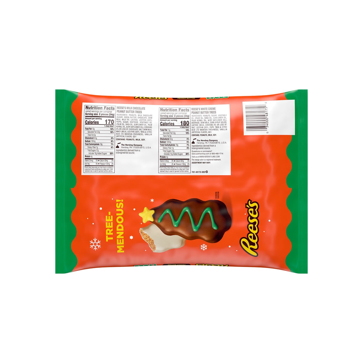 slide 5 of 8, Reese's Assorted Flavored Peanut Butter Trees, Christmas Candy Bag, 18.6 oz, 18.6 oz