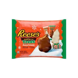 Reese's Assorted Flavored Peanut Butter Trees, Christmas Candy Bag, 18.6 oz