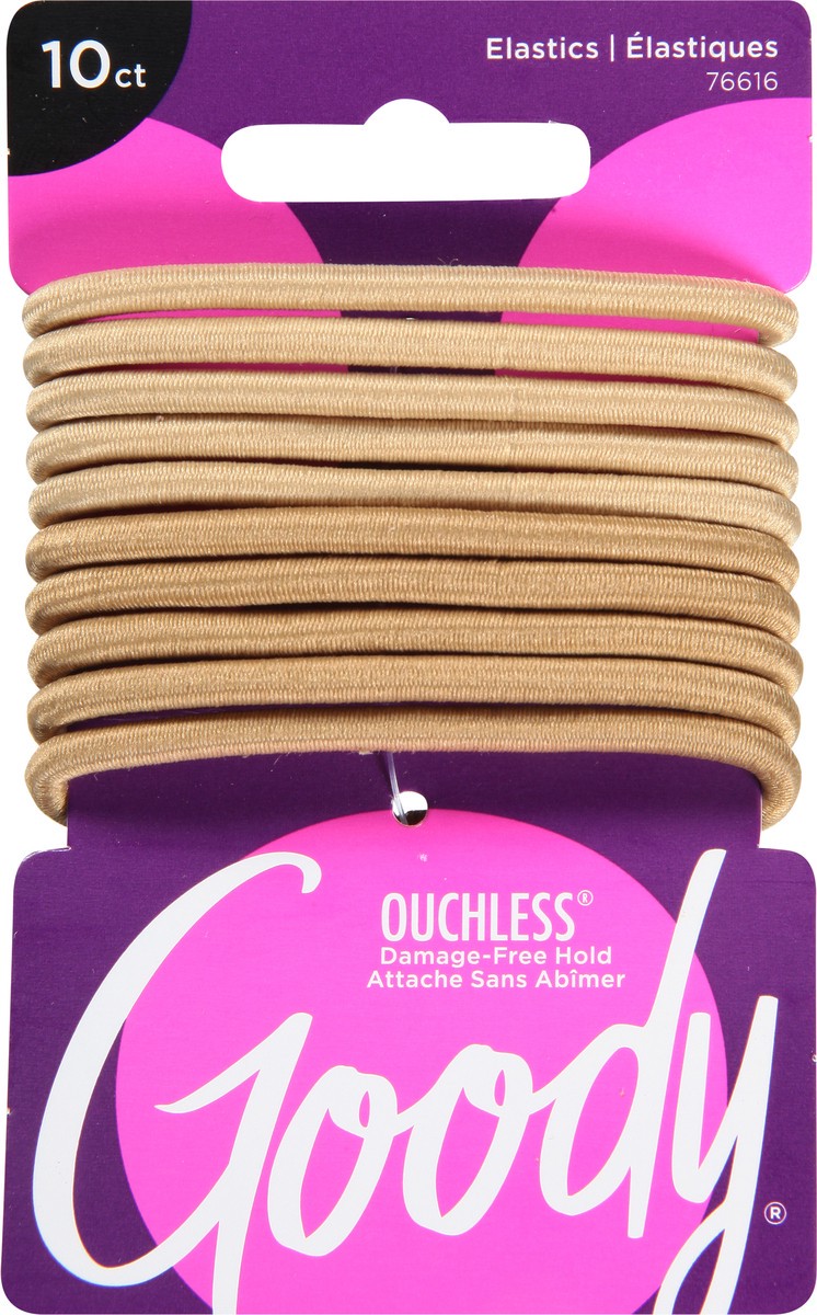 slide 7 of 9, Goody Ouchless 4 Millimeter Col Collect Blonde Elastics 10 ea, 10 ct