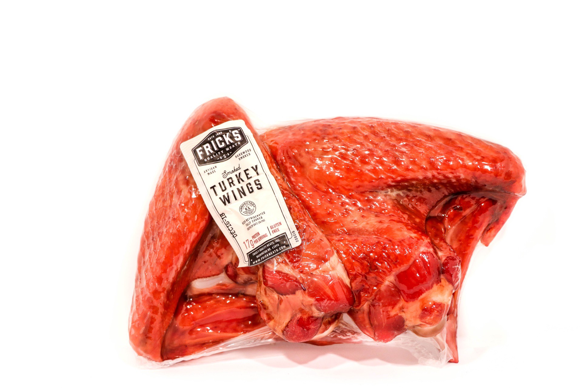 slide 1 of 1, Frick's Smoked Turkey Wings, per lb