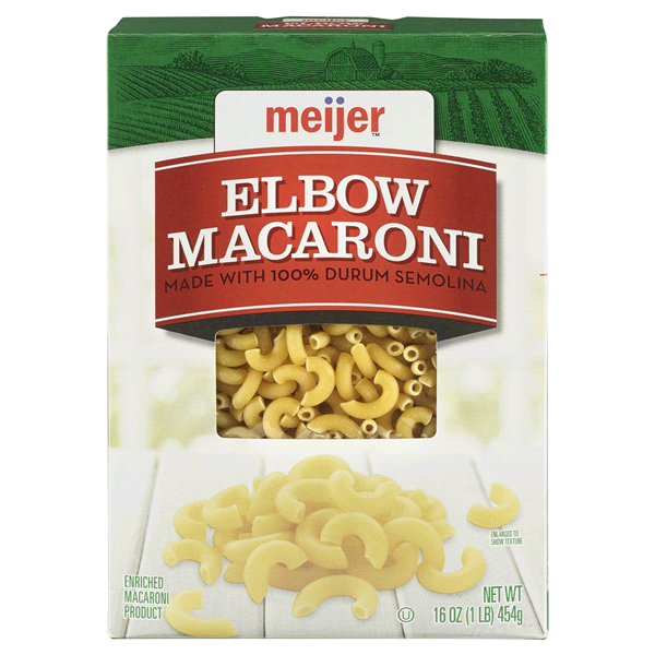 slide 1 of 3, Meijer Pasta Elbow Macaroni, 16 oz