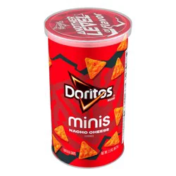 Doritos Tortilla Chips, Nacho Cheese, Minis