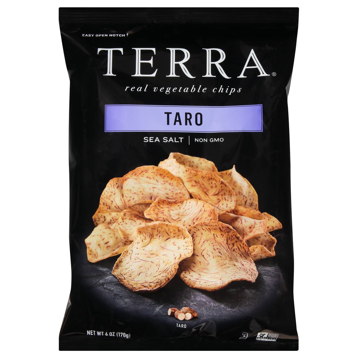 slide 6 of 9, Terra Taro Real Vegetable Chips 6 oz. Bag, 6 oz
