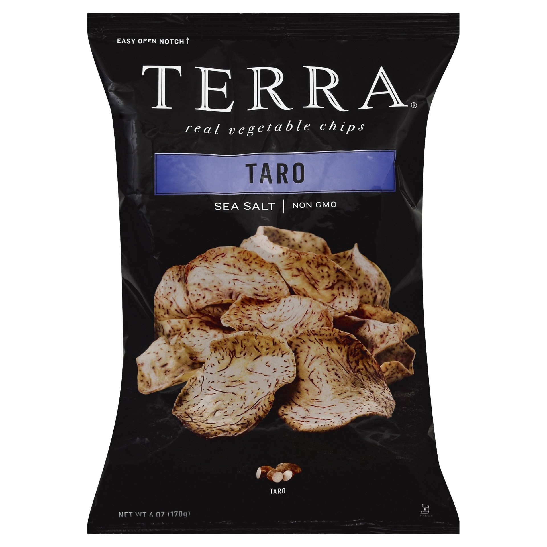 slide 1 of 9, Terra Taro Real Vegetable Chips 6 oz. Bag, 6 oz