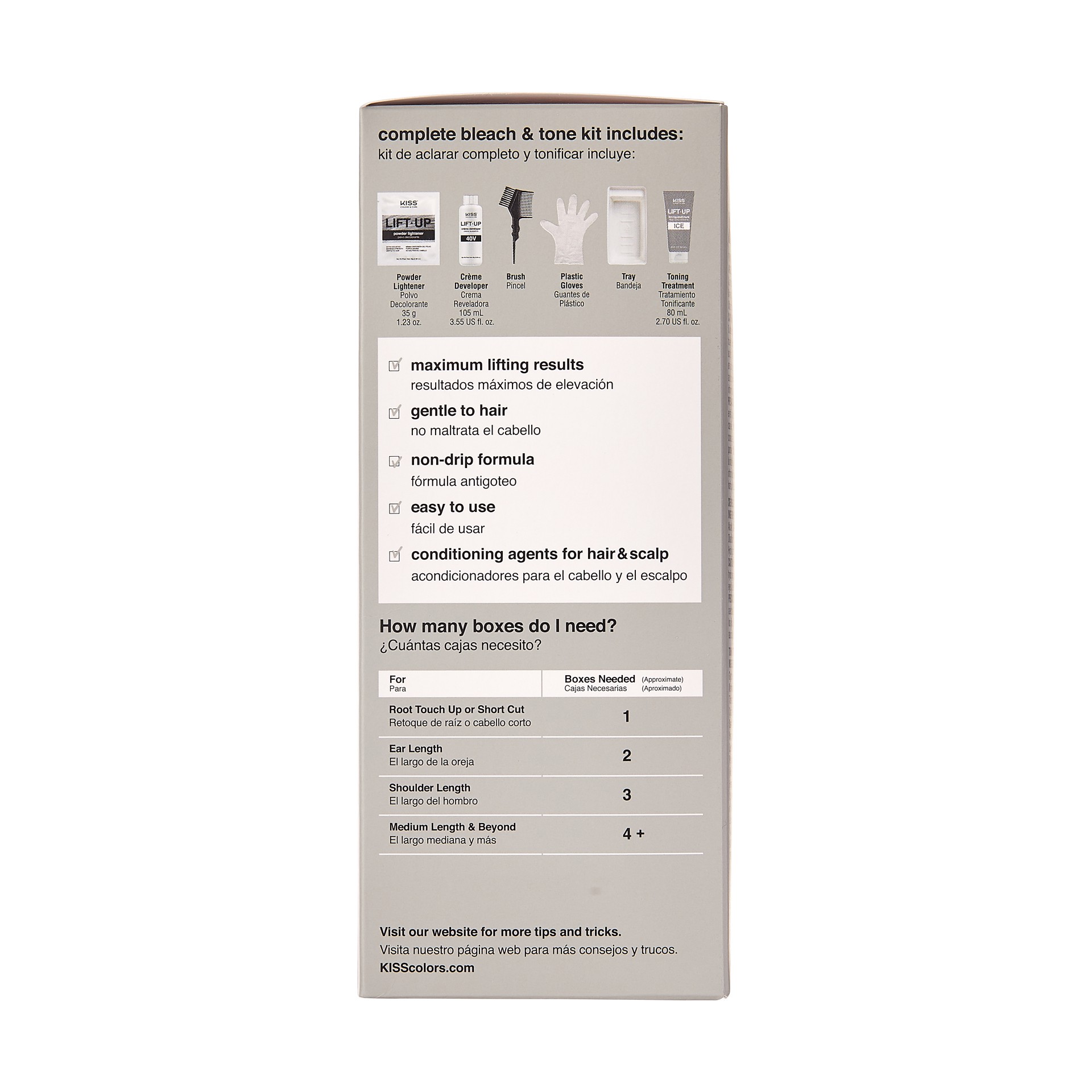 slide 5 of 5, KISS COLORS & CARE Lift Up Bleach Kit, 1 ct